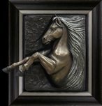 Bill Mack Bill Mack Mustang (Bonded Mixed Metals) (Framed)